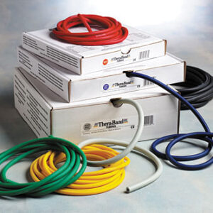 Thera-Band Resistive Exercise Tubing- 25 Ft.- Silver
