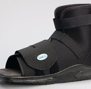 Slimline Cast Boot  Black Square-Toe  Adult Large