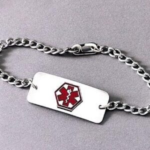 Medical Identification Jewelry-Bracelet- Diabetic